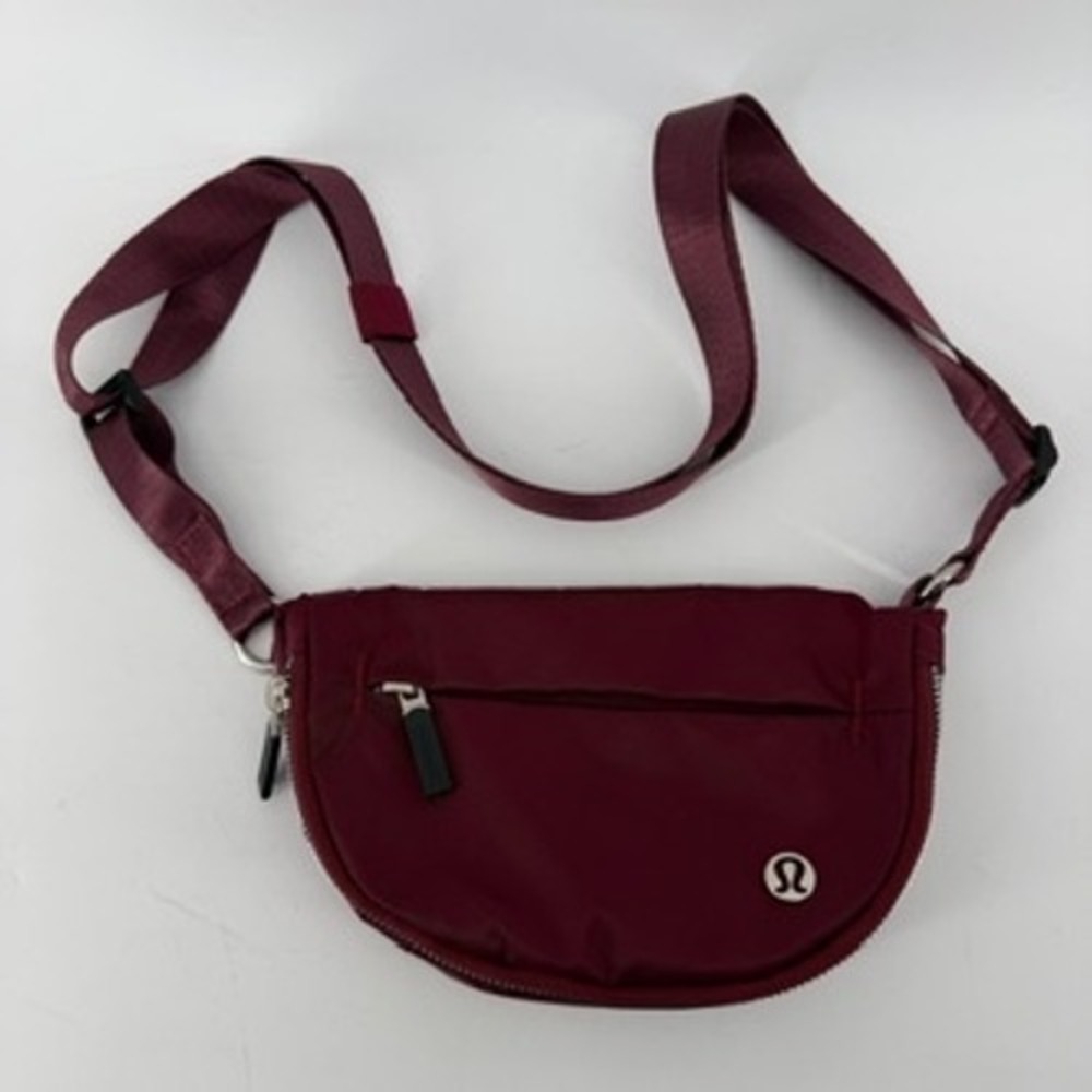 Lululemon All Night Festival Bag Micro Burgundy Maroon Crossbody Purse